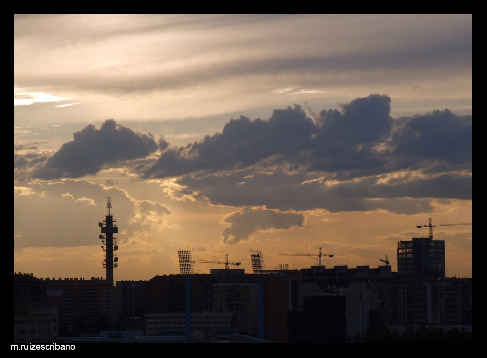 atardecer en Zaragoza