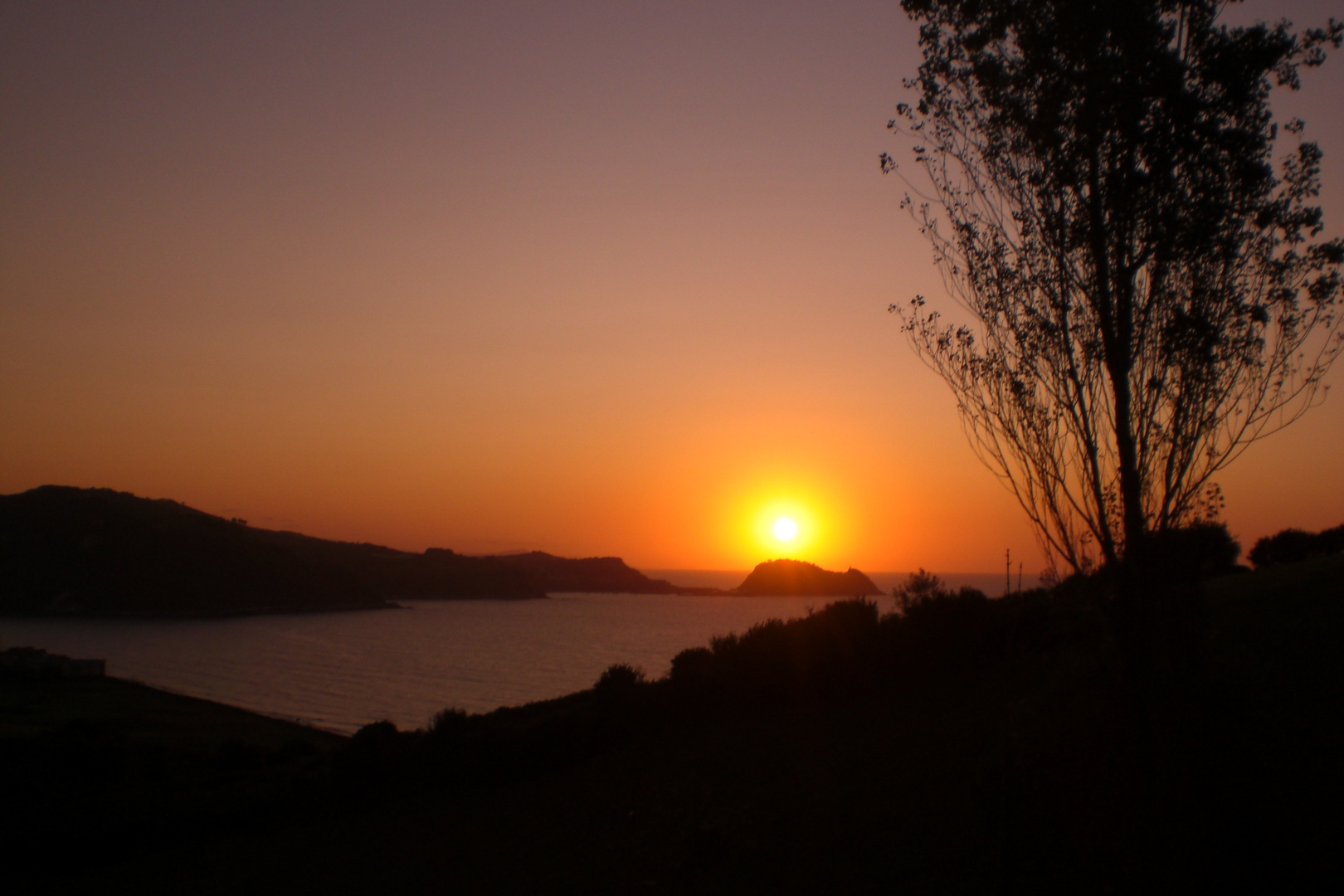 Atardecer en Zarautz