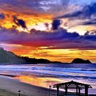 Atardecer en Zarautz en Primavera