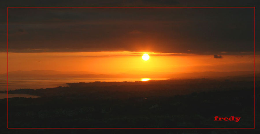 ATARDECER ESTRECHO DE GIBRALTAR