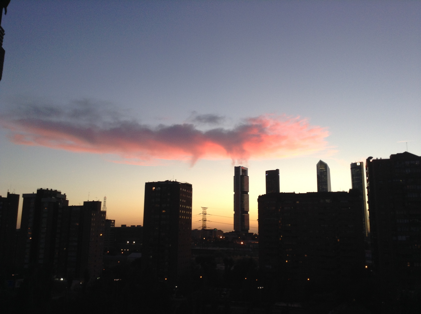 Atardecer madrileño 