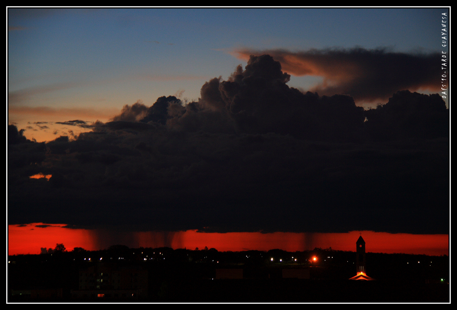 ATARDECER NARANJA OSCURO