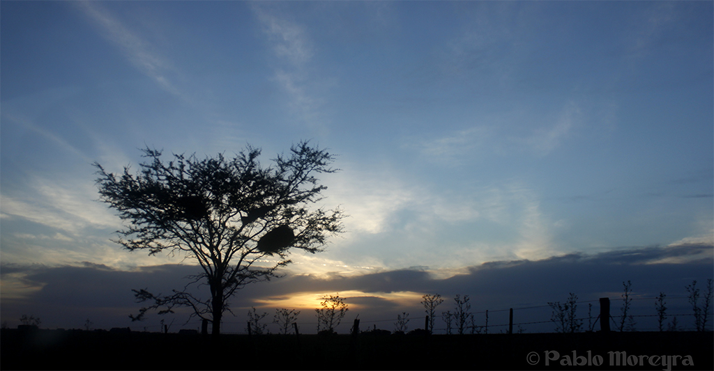 atardecer, ocaso - Litoral Argentino