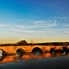 Atardecer panorámico sobre el rio Tajo