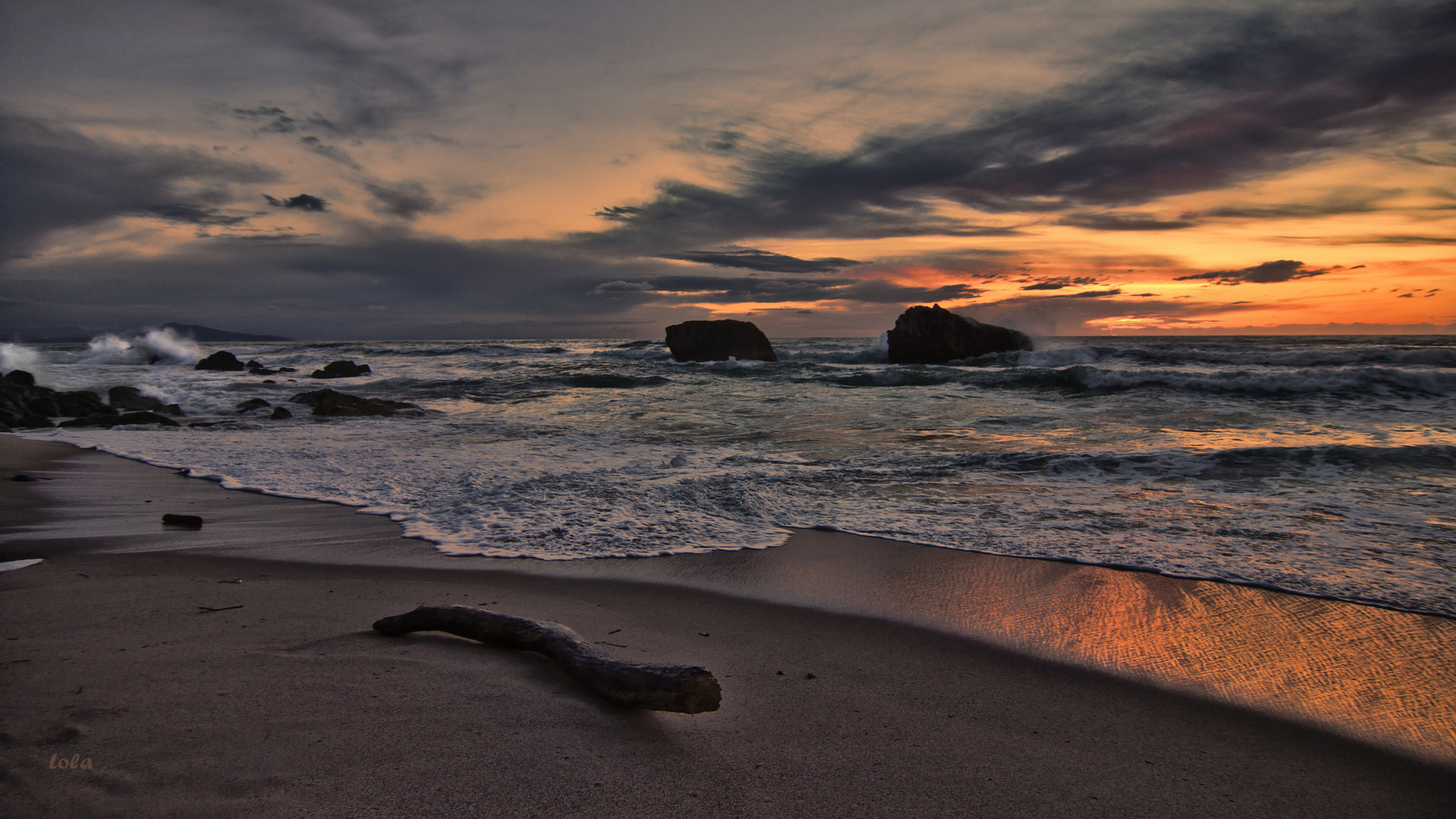 Atardecer, para Lola Díaz