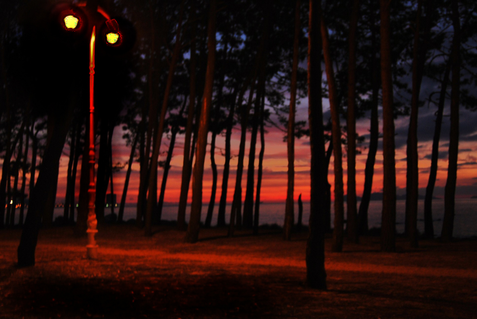 Atardecer , playa de samil VIGO