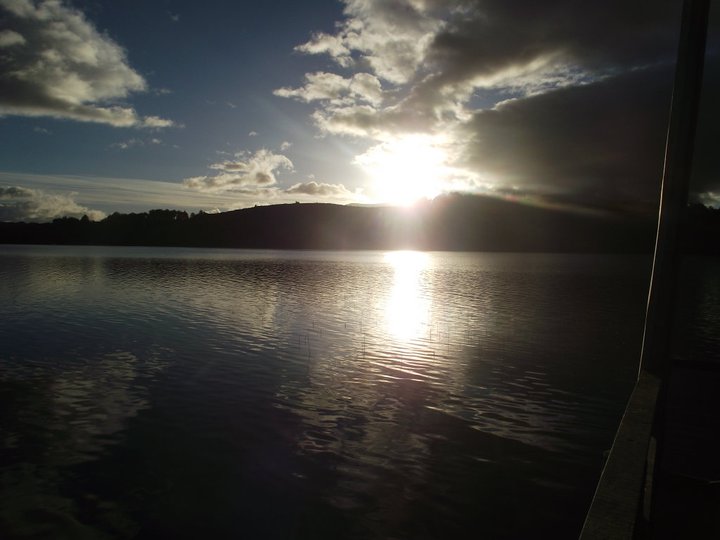 atardecer reflejado