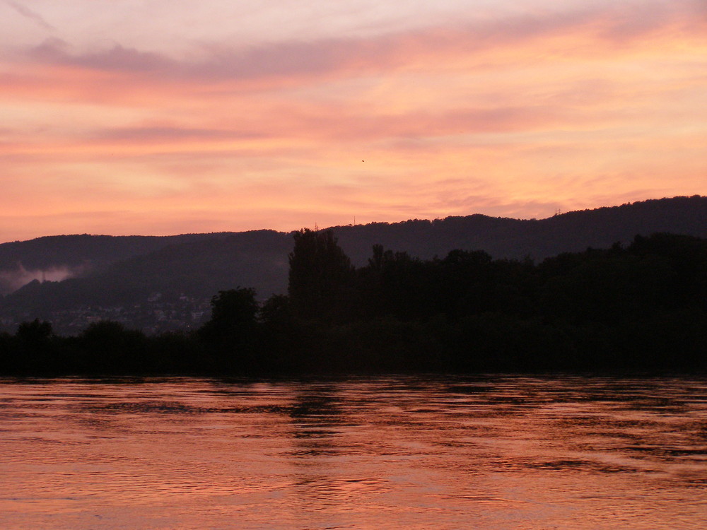 atardecer rojo