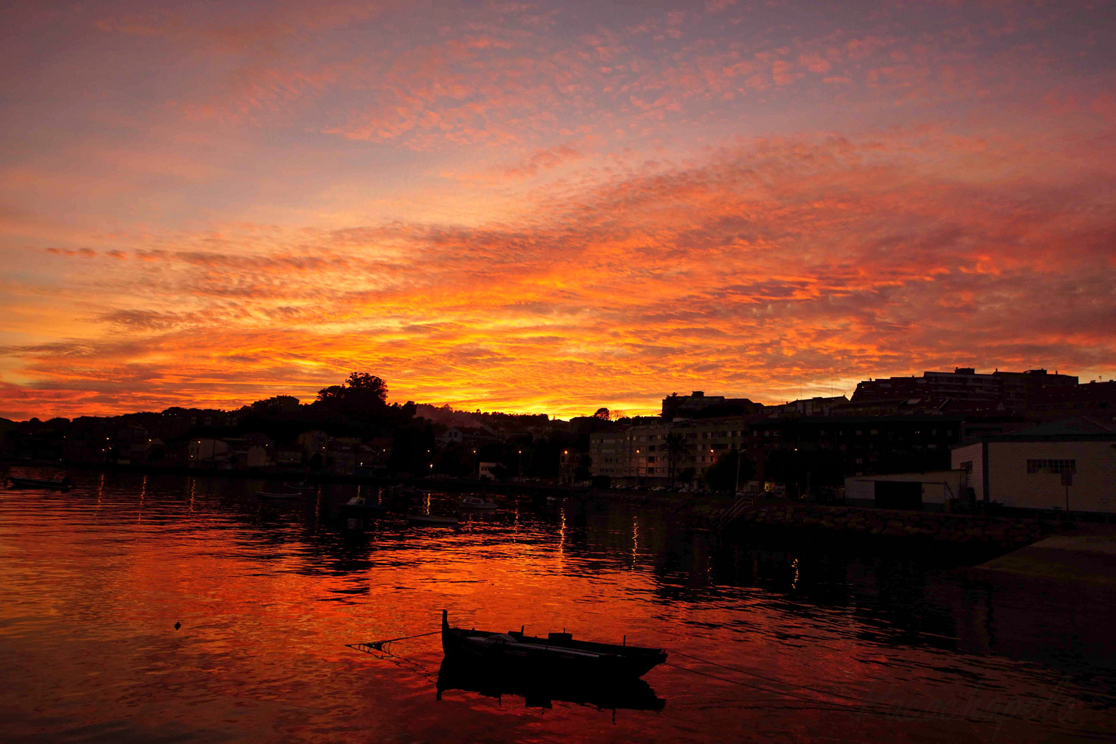 Atardecer rojo