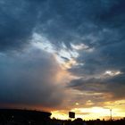 atardecer sobre el estadio jalisco