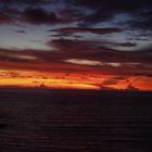 Atardecer sobre el Mar Caribe, Cartagena, Colombia