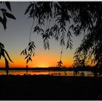 ATARDECER SOBRE EL RIO URUGUAY.