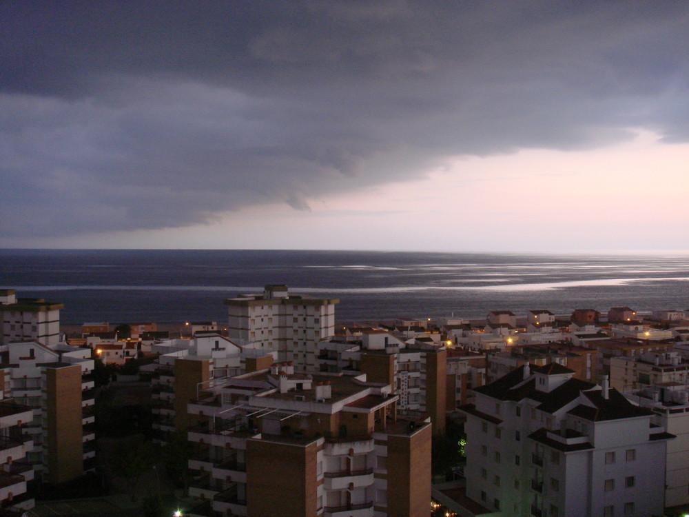 Atardecer tormentoso