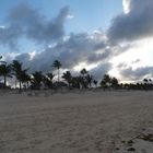 Atardecer tormentoso en Punta Cana.