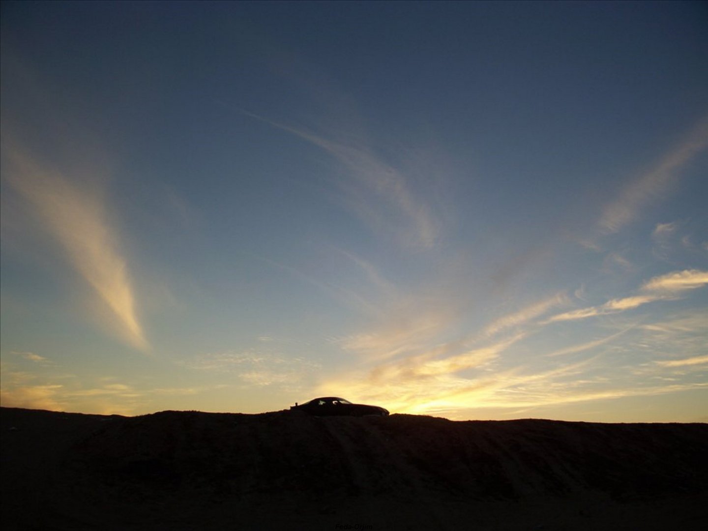 Atardeser en el Desierto