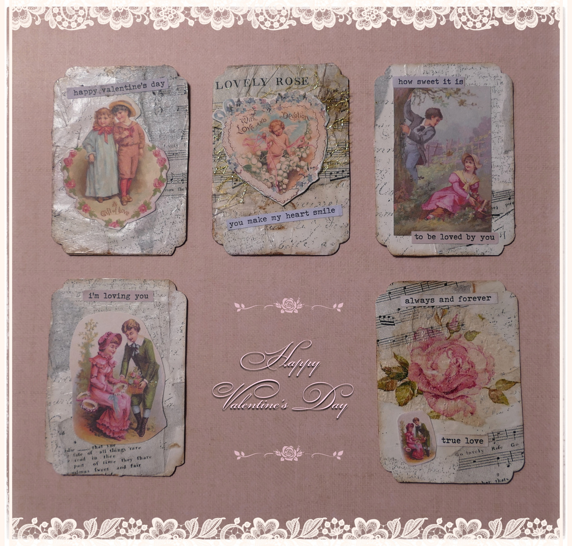 ATC Cards "Happy Valentine's Day"