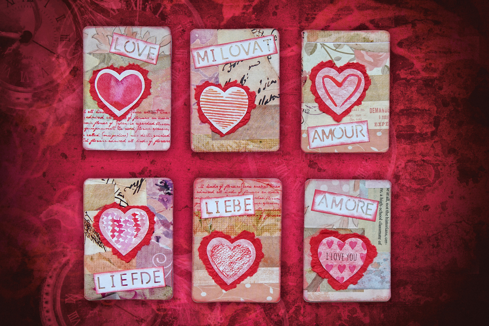 ATC Cards "Happy Valentine's Day"