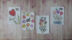  ATC  Cards "Tulpen" 