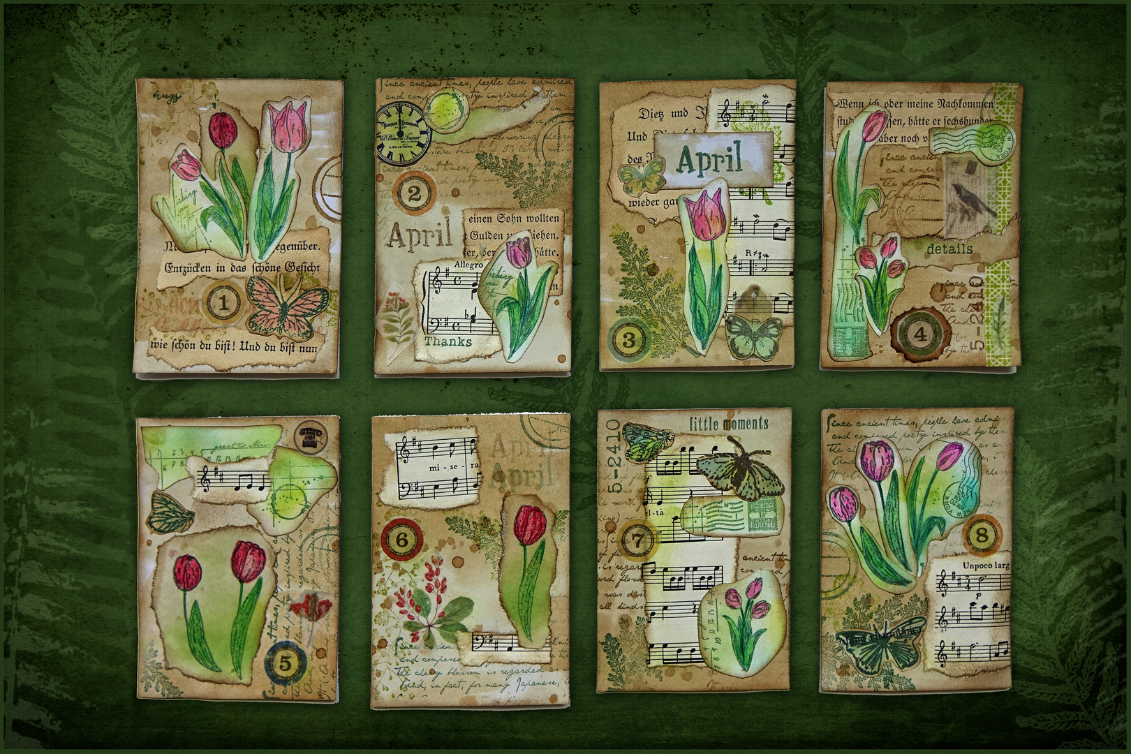 ATC Card‘s „Tulpenzeit“