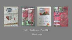 ATC Cards Welt-Parkinson-Tag 2024 " Have Hope"