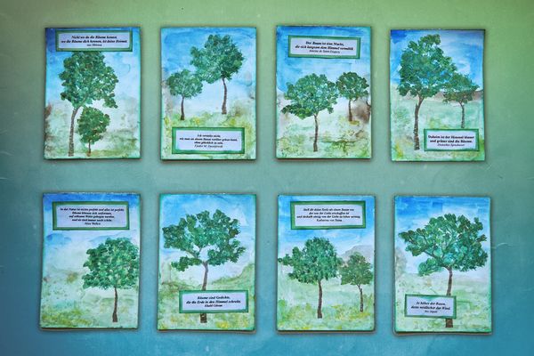 ATC Karten Bäume "Sommer"