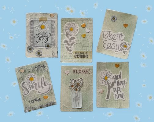 ATC Karten "Gänseblümchen" II