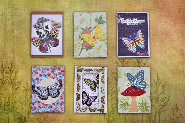 ATC Karten "Schmetterlinge"