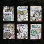 ATC Karten "Uhren & Zeit"