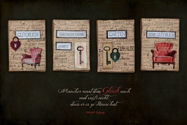 ATC Karten "zu Hause"