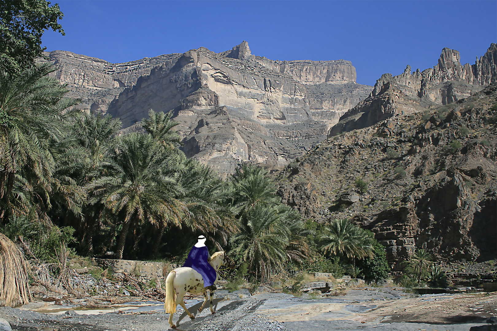 Atelier retouches n° 17  :promenade au Sultanat d'Oman