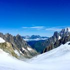 Atemberaubende Aussicht am Montblanc, Italien 