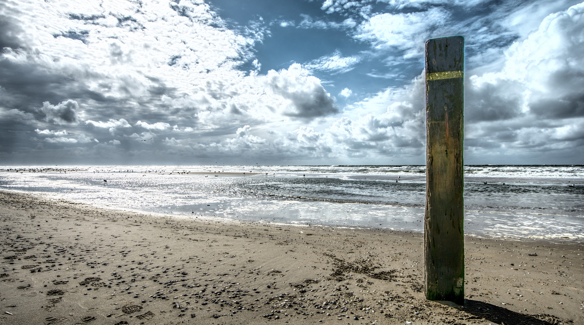 atemberaubende Wolkenbilder auf Texel