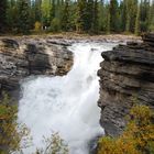 Athabasca Falls II - mit Größenvergleich