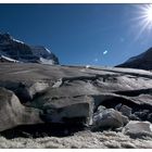 Athabasca Gletscher - melting in the sun