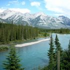 Athabasca-River between Banff und Lake Louise / Canada