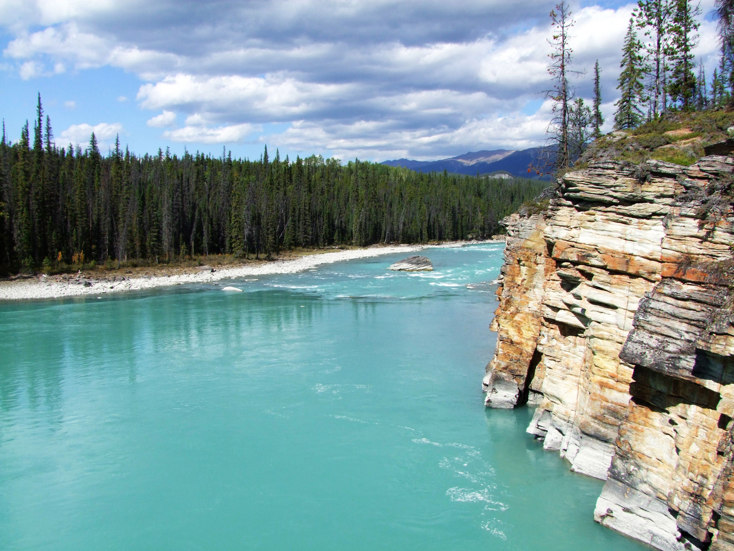 Athabasca River - im Jasper Nationalpark (14.09.2012)