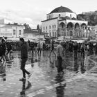 Athen 3 ; der schönste Platz bei Regen