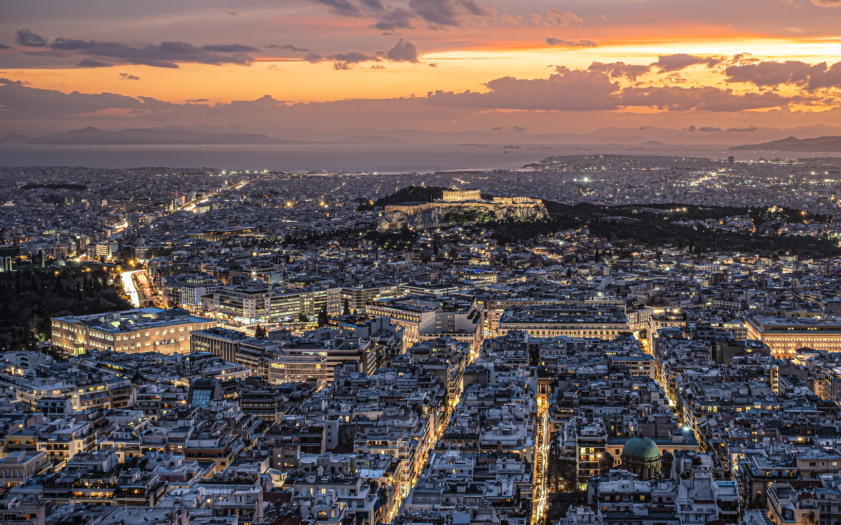 ~ Athen After Sunset ~