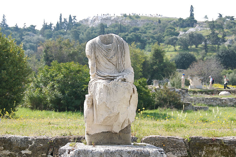 Athen- Agorá, ein Kopfloser