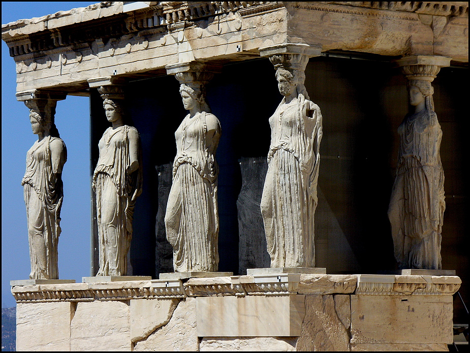 Athen - Akropolis - Korenhalle - Karyatiden