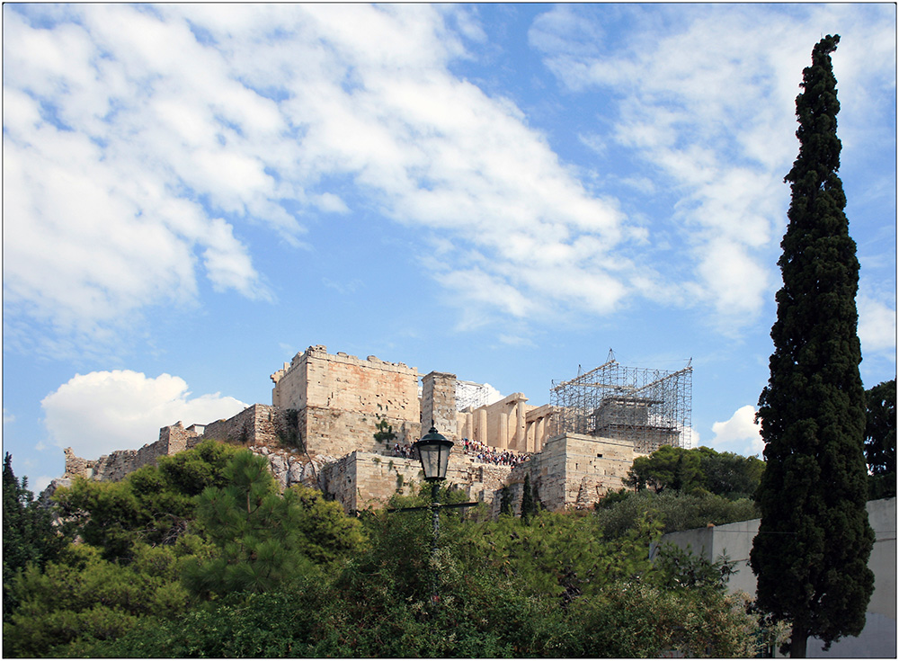 Athen - Akropolis von der Rückseite