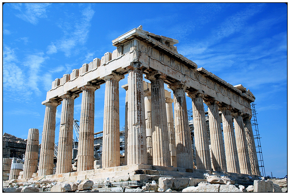 Athen - der Tempel bröckelt immer mehr