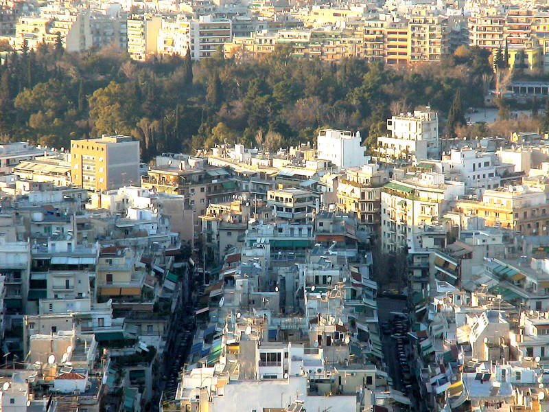 Athen ein Blick aus Likawitos