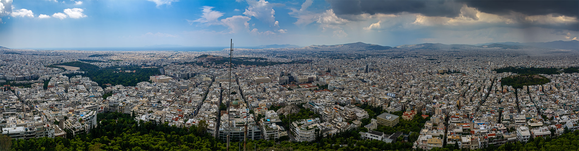 Athen im Gewitter