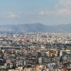 Athen sehr weite Stadtansicht Süd