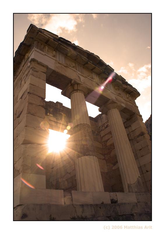Athener Schatzhaus in Delphi Foto & Bild europe, greece, reisen