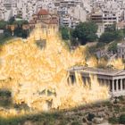 Athenes en feu