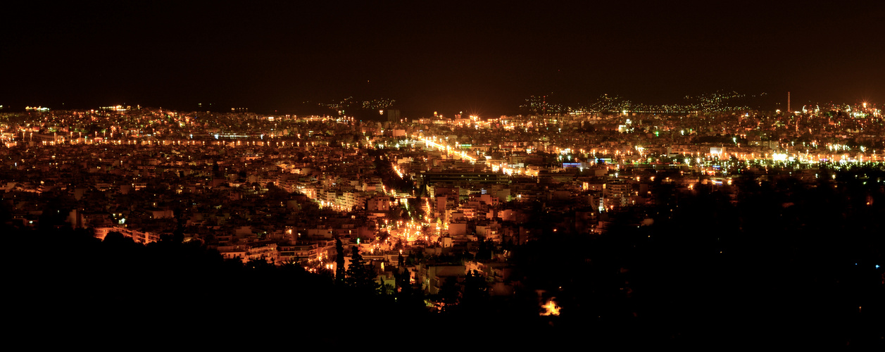 Athens by night