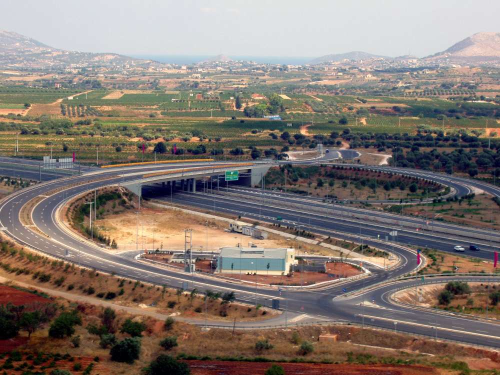 Athens neue Autobahnen