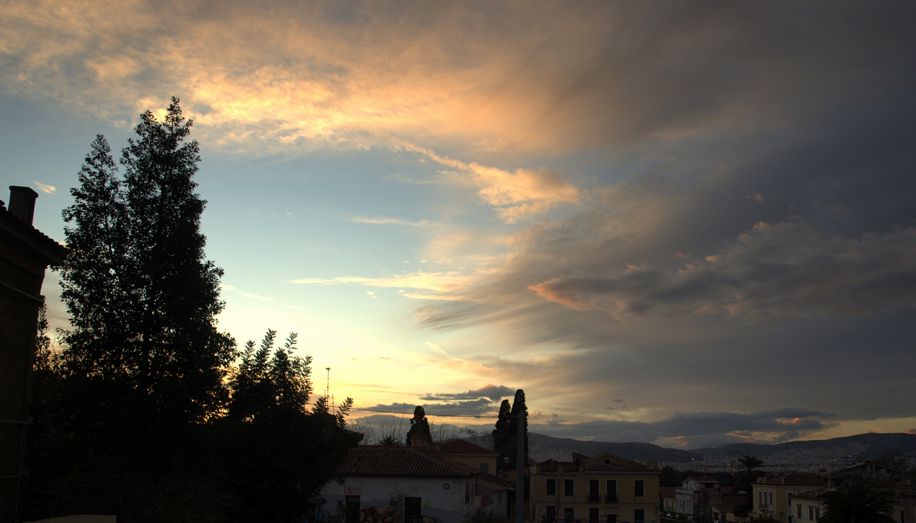 Athens sky